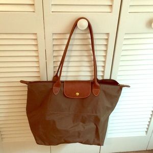 Large long champ handbag